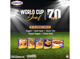 Sabroso World Cup Deal Get Rs.70 OFF on Economy Packs
